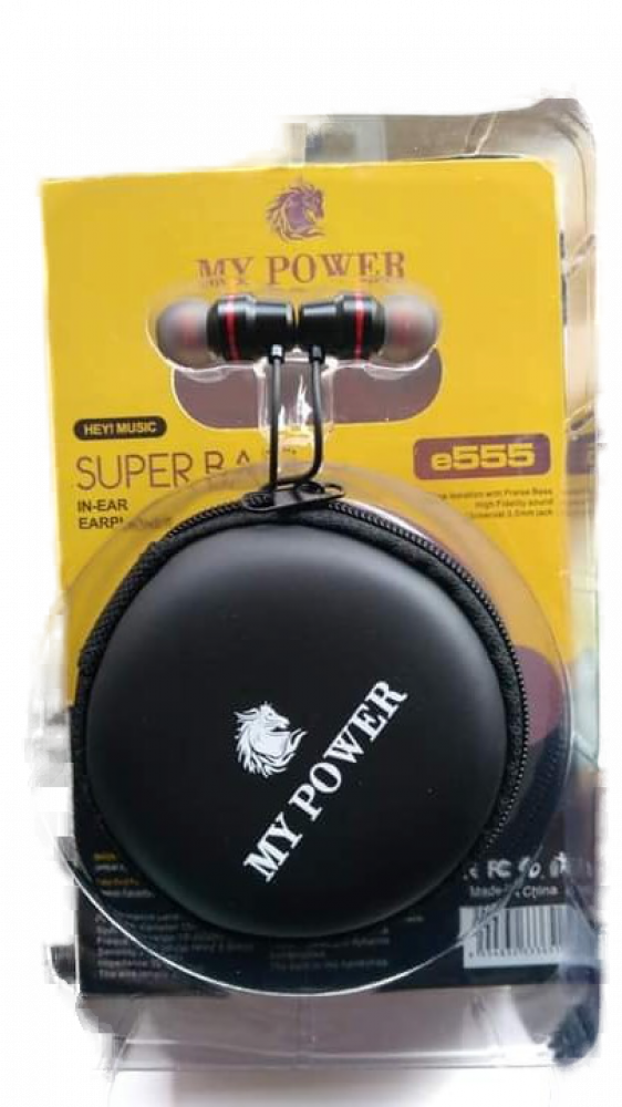 My Power e555 Super Bass In-Ear Earphone