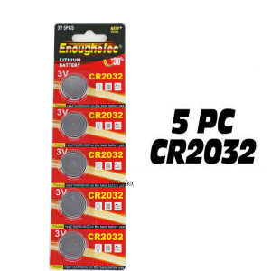 3V 5 Pcs Enoughelec CR2032 Lithium Battery Cell