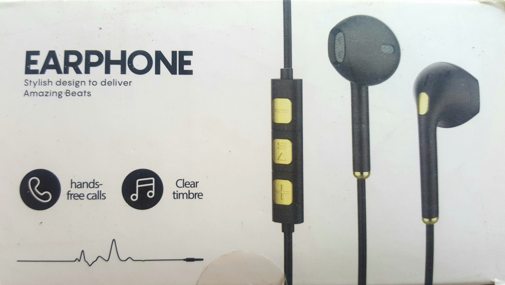 G&B Wired Stereo Earphones